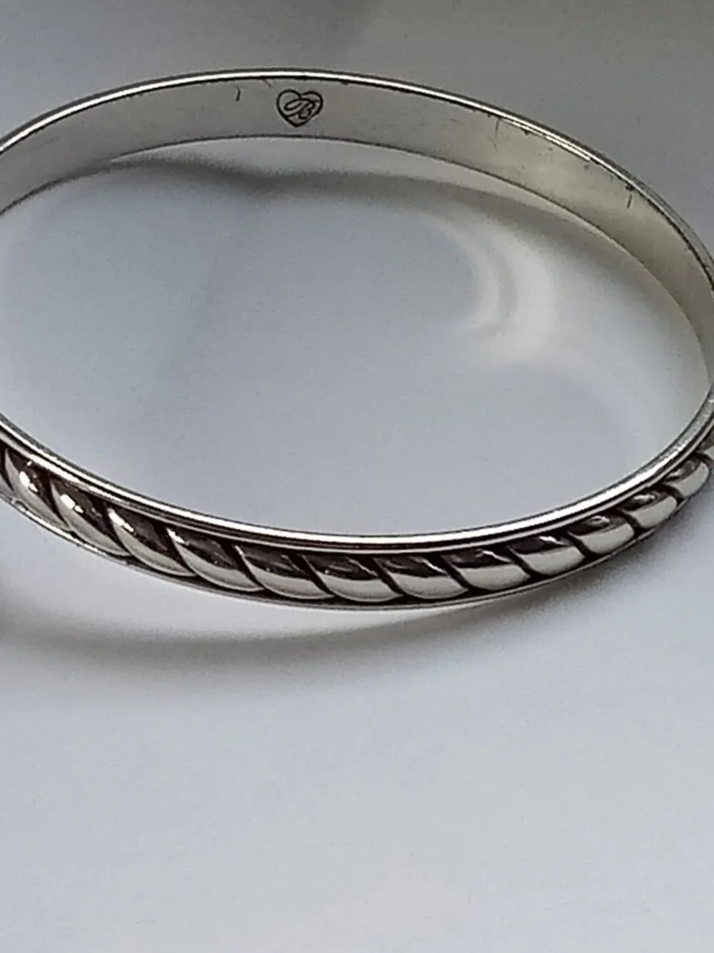 Brighton  Bangle Bracelet Silver Plate - Picture 3 of 3